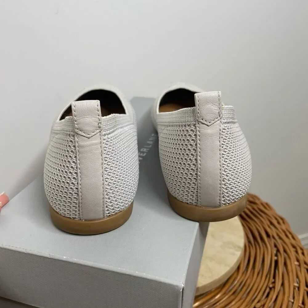 Everlane Gray 40 Hour Reknit Point Flats Pointed Knit‎ Comfort Box 7 Career Box